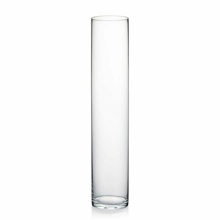 PISOS 20 in. Verre Glass Cylinder Vase PI3186583
